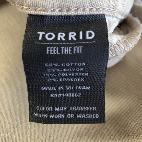 Size 10 R Torrid Feel The Fit Jegging Super Soft Women’s Stretch VN - Picture 5 of 12